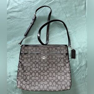 Coach File Crossbody in Signature C Canvas